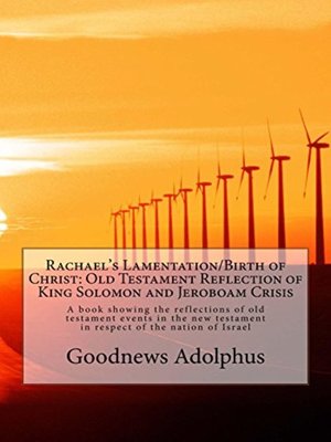 cover image of Rachael's Lamentation/Birth of Christ